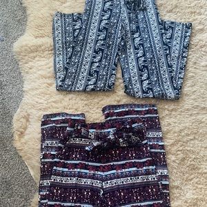 Stretchy flare pants